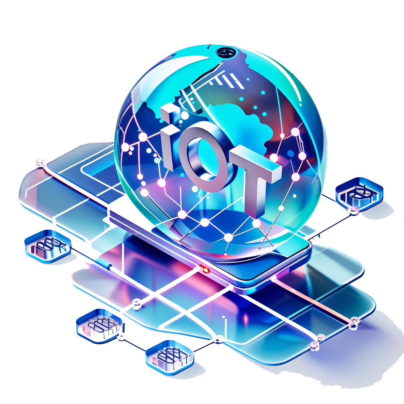 iot 3D graphic 2