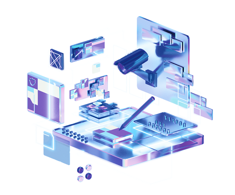 predictive maintance 3d graphic