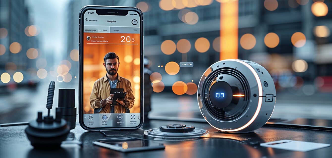 Leonardo Phoenix 10 air quality sensor and mobile app 0
